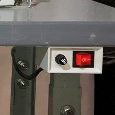 Machine power on off switch