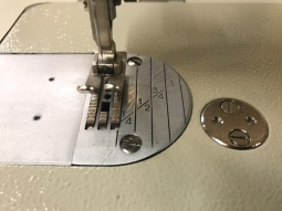 7360rh 1/4" - 1" marked plate and matching feet dog set