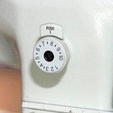 set the stitch length wheel